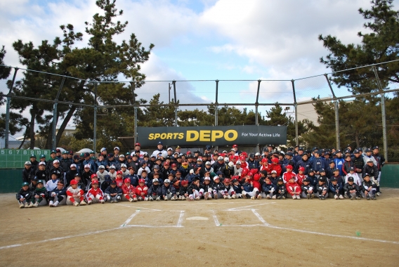 スポーツDEPOによる野球教室開催